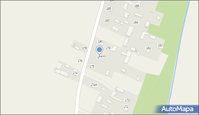 Dragany, Dragany, 177, mapa Dragany