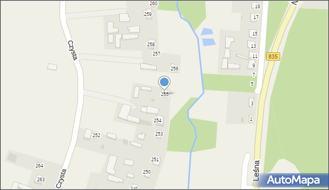 Dragany, Dragany, 255, mapa Dragany