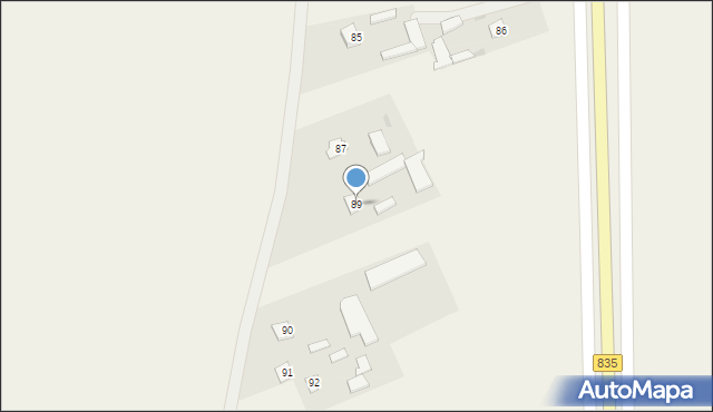 Dragany, Dragany, 89, mapa Dragany