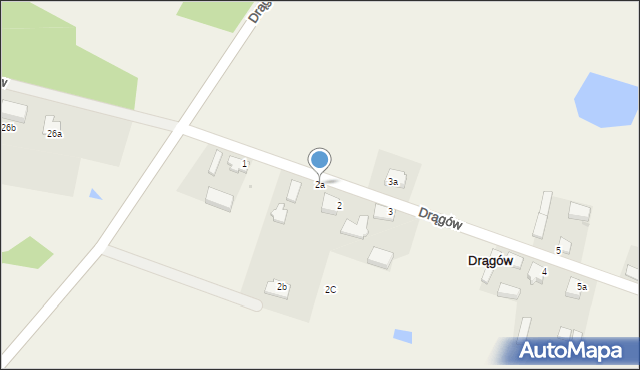 Drągów, Drągów, 2a, mapa Drągów