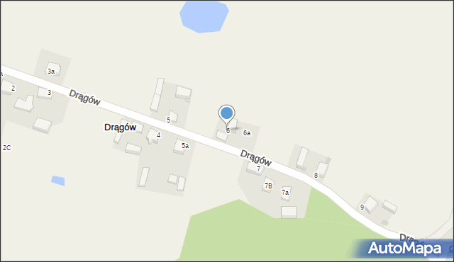 Drągów, Drągów, 6, mapa Drągów