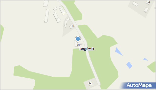 Drągówek, Drągówek, 8C, mapa Drągówek