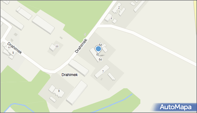 Drahimek, Drahimek, 6c, mapa Drahimek