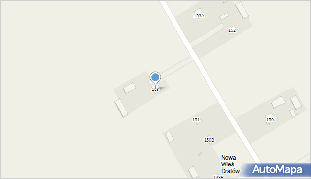 Dratów, Dratów, 153, mapa Dratów