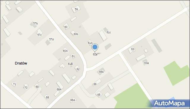 Dratów, Dratów, 62a, mapa Dratów