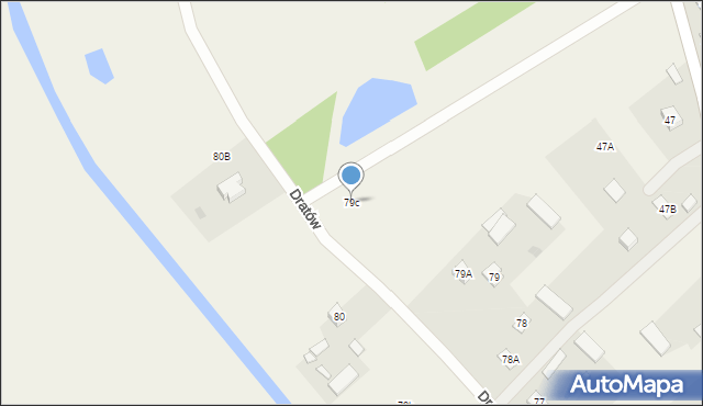 Dratów, Dratów, 79c, mapa Dratów