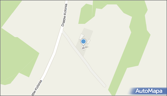 Dratów-Kolonia, Dratów-Kolonia, 44, mapa Dratów-Kolonia