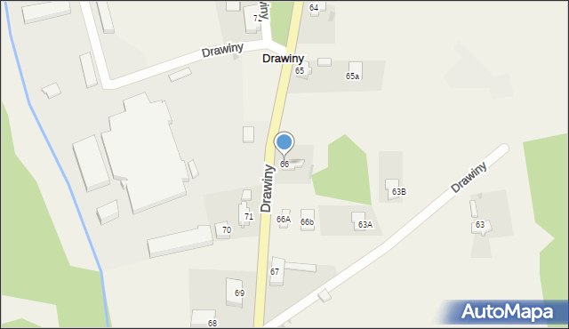 Drawiny, Drawiny, 66, mapa Drawiny