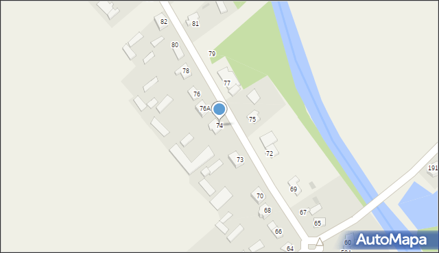 Drążdżewo, Drążdżewo, 74, mapa Drążdżewo