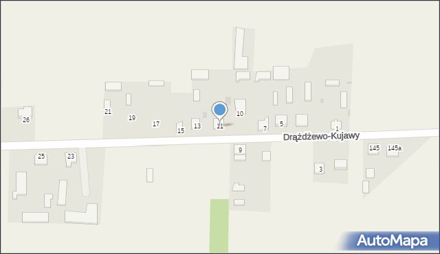 Drążdżewo-Kujawy, Drążdżewo-Kujawy, 11, mapa Drążdżewo-Kujawy