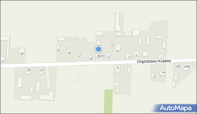 Drążdżewo-Kujawy, Drążdżewo-Kujawy, 13, mapa Drążdżewo-Kujawy