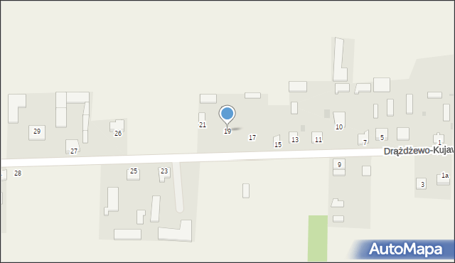 Drążdżewo-Kujawy, Drążdżewo-Kujawy, 19, mapa Drążdżewo-Kujawy