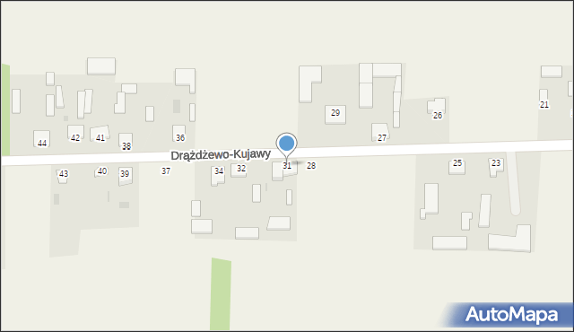 Drążdżewo-Kujawy, Drążdżewo-Kujawy, 31, mapa Drążdżewo-Kujawy
