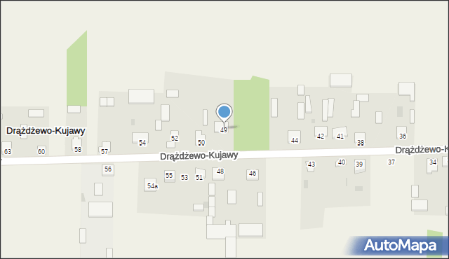 Drążdżewo-Kujawy, Drążdżewo-Kujawy, 49, mapa Drążdżewo-Kujawy