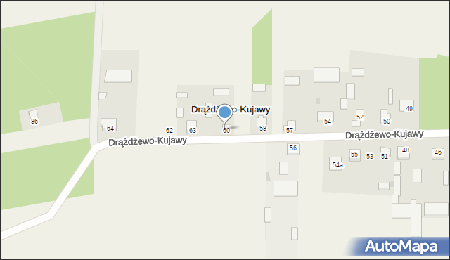 Drążdżewo-Kujawy, Drążdżewo-Kujawy, 61, mapa Drążdżewo-Kujawy