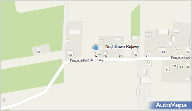 Drążdżewo-Kujawy, Drążdżewo-Kujawy, 62, mapa Drążdżewo-Kujawy