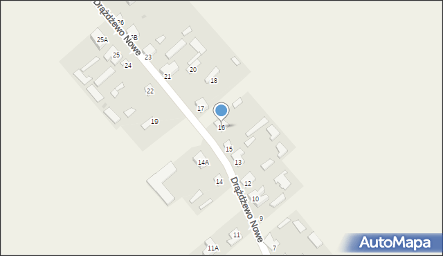 Drążdżewo Nowe, Drążdżewo Nowe, 16, mapa Drążdżewo Nowe