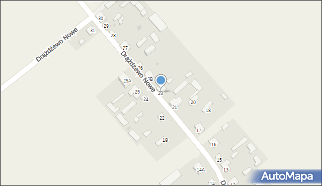 Drążdżewo Nowe, Drążdżewo Nowe, 23, mapa Drążdżewo Nowe