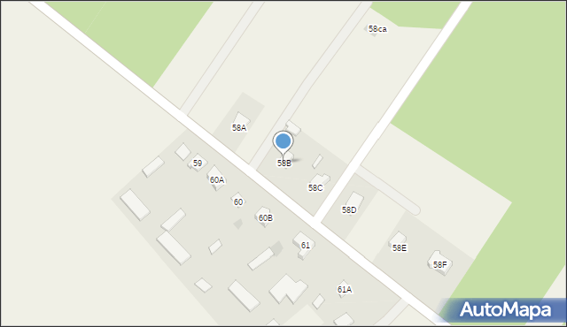 Drążdżewo Nowe, Drążdżewo Nowe, 58B, mapa Drążdżewo Nowe