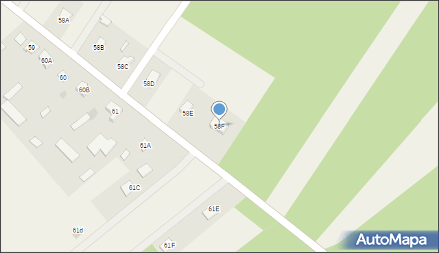 Drążdżewo Nowe, Drążdżewo Nowe, 58F, mapa Drążdżewo Nowe