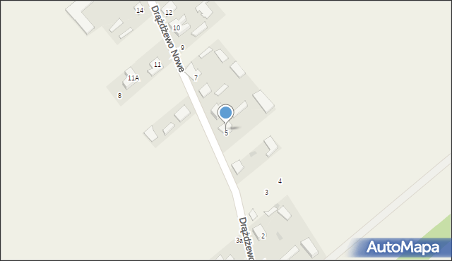 Drążdżewo Nowe, Drążdżewo Nowe, 6, mapa Drążdżewo Nowe