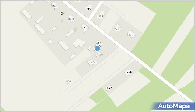 Drążdżewo Nowe, Drążdżewo Nowe, 61b, mapa Drążdżewo Nowe