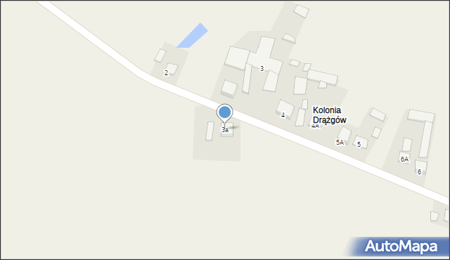 Drążgów, Drążgów, 3a, mapa Drążgów