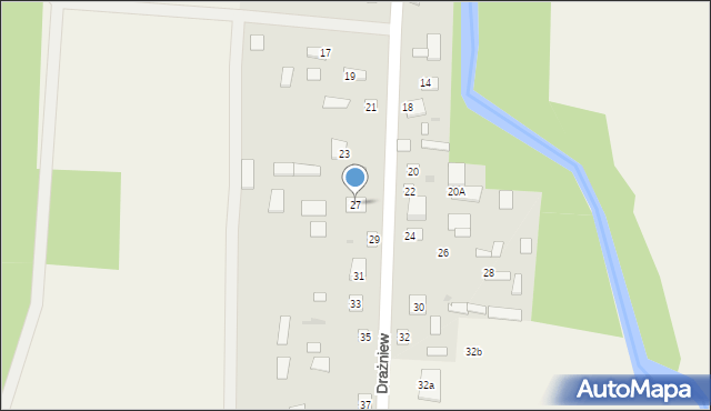 Drażniew, Drażniew, 27, mapa Drażniew