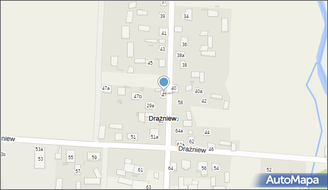 Drażniew, Drażniew, 47, mapa Drażniew