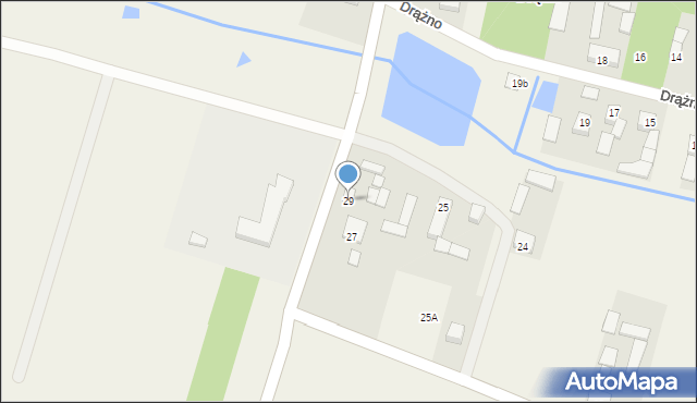 Drążno, Drążno, 29, mapa Drążno