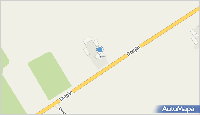 Dreglin, Dreglin, 2, mapa Dreglin