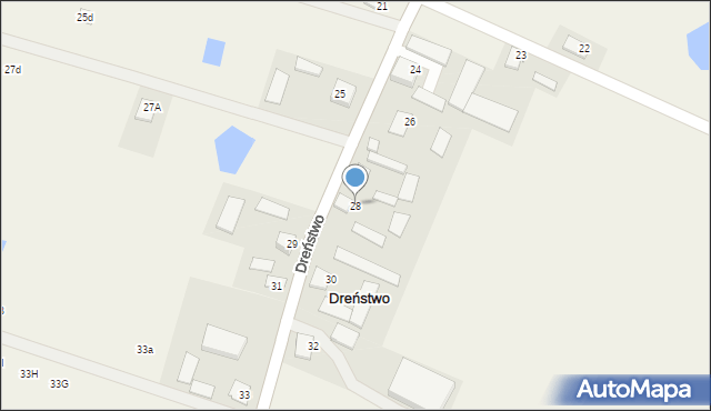 Dreństwo, Dreństwo, 28, mapa Dreństwo