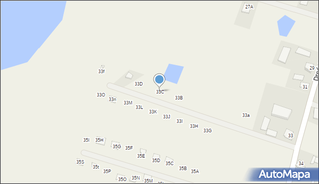 Dreństwo, Dreństwo, 33C, mapa Dreństwo