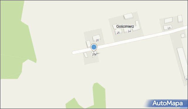 Dretynek, Dretynek, 16a, mapa Dretynek