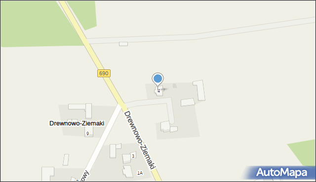 Drewnowo-Ziemaki, Drewnowo-Ziemaki, 4, mapa Drewnowo-Ziemaki