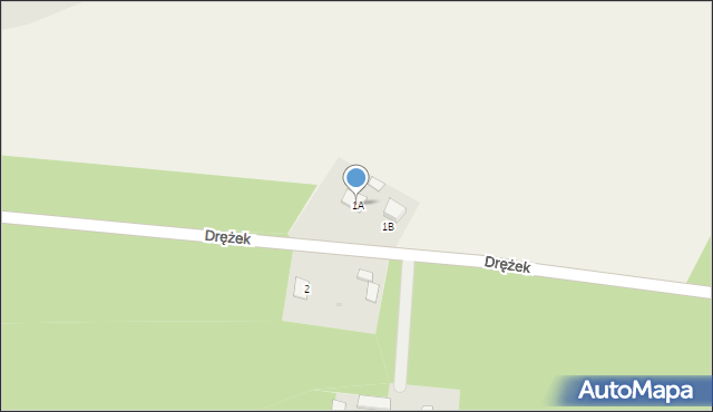 Drężek, Drężek, 1A, mapa Drężek