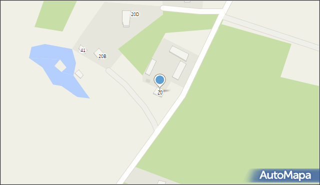 Drężek, Drężek, 20, mapa Drężek