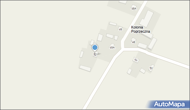 Droblin, Droblin, 52, mapa Droblin