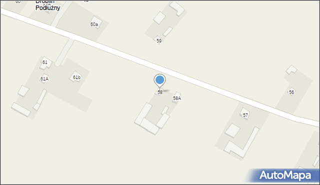 Droblin, Droblin, 58, mapa Droblin