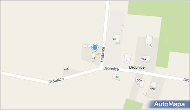 Drobnice, Drobnice, 49/4, mapa Drobnice