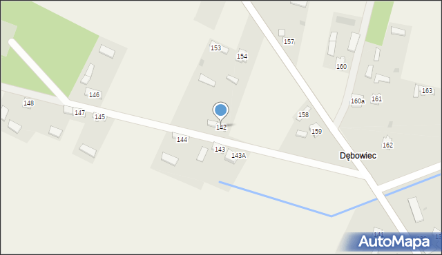 Drochlin, Drochlin, 142, mapa Drochlin
