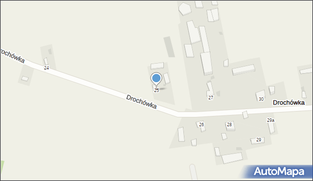 Drochówka, Drochówka, 25, mapa Drochówka