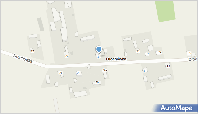 Drochówka, Drochówka, 30, mapa Drochówka