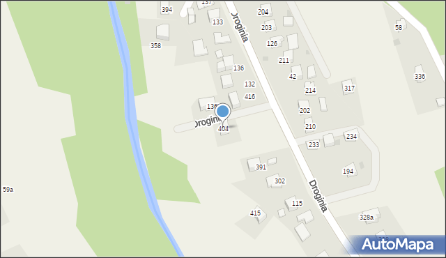Droginia, Droginia, 404, mapa Droginia