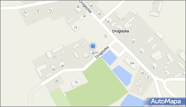 Drogiszka, Drogiszka, 16, mapa Drogiszka