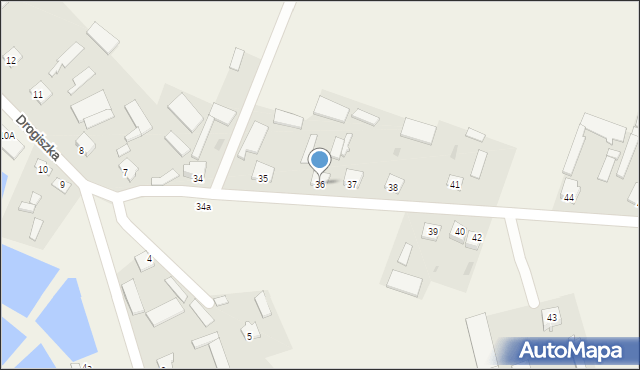 Drogiszka, Drogiszka, 36, mapa Drogiszka