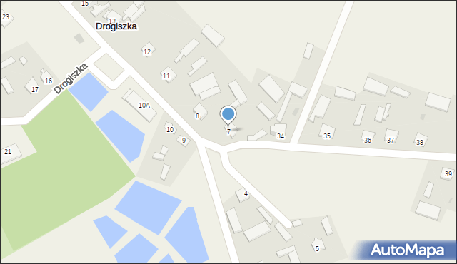 Drogiszka, Drogiszka, 7, mapa Drogiszka