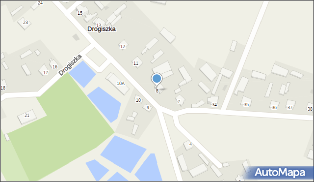 Drogiszka, Drogiszka, 8, mapa Drogiszka