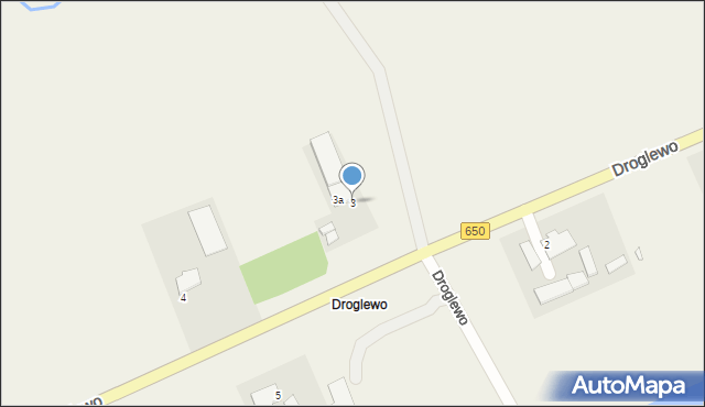 Droglewo, Droglewo, 3, mapa Droglewo