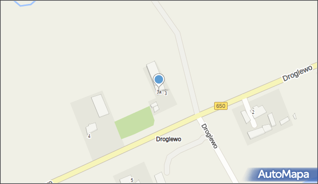 Droglewo, Droglewo, 3a, mapa Droglewo